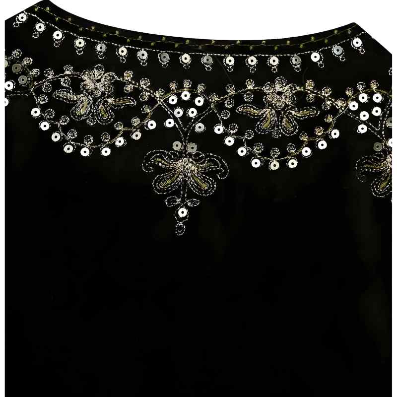 Ladies Embroidered Velvet Vest - A.A.Y FASHION