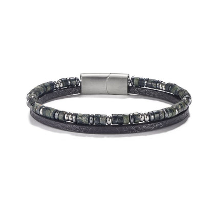 Lapis Lazuli Natural Stone - Steel Bracelet,BuckyDrop