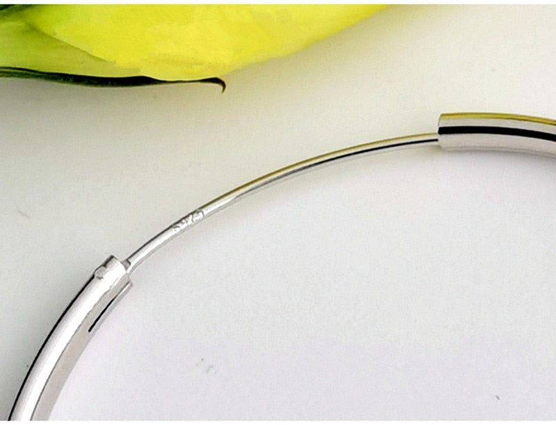 Large Silver Hoop Earrings Yiwu Cujia Trade Co., Ltd