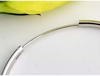 Large Silver Hoop Earrings Yiwu Cujia Trade Co., Ltd