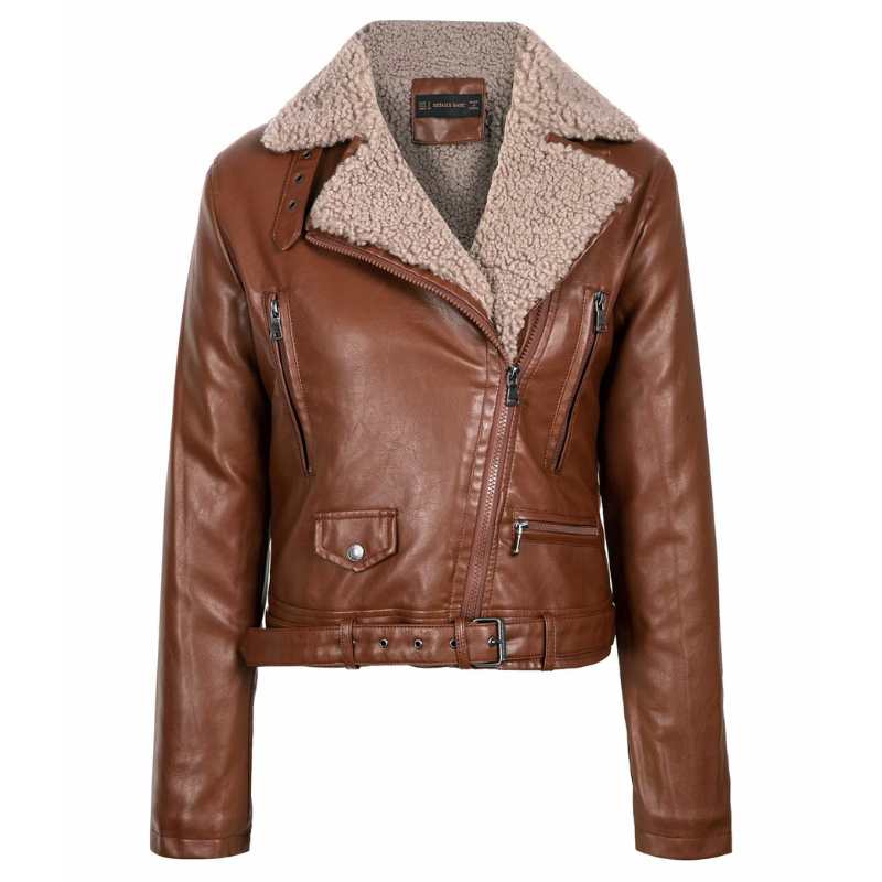 Leather Lammy Jacket for Women - A.A.Y FASHION
