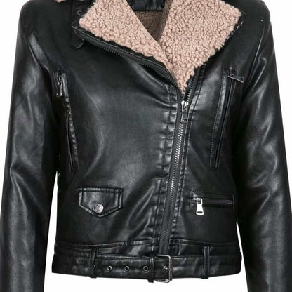 Leather Lammy Jacket for Women - A.A.Y FASHION