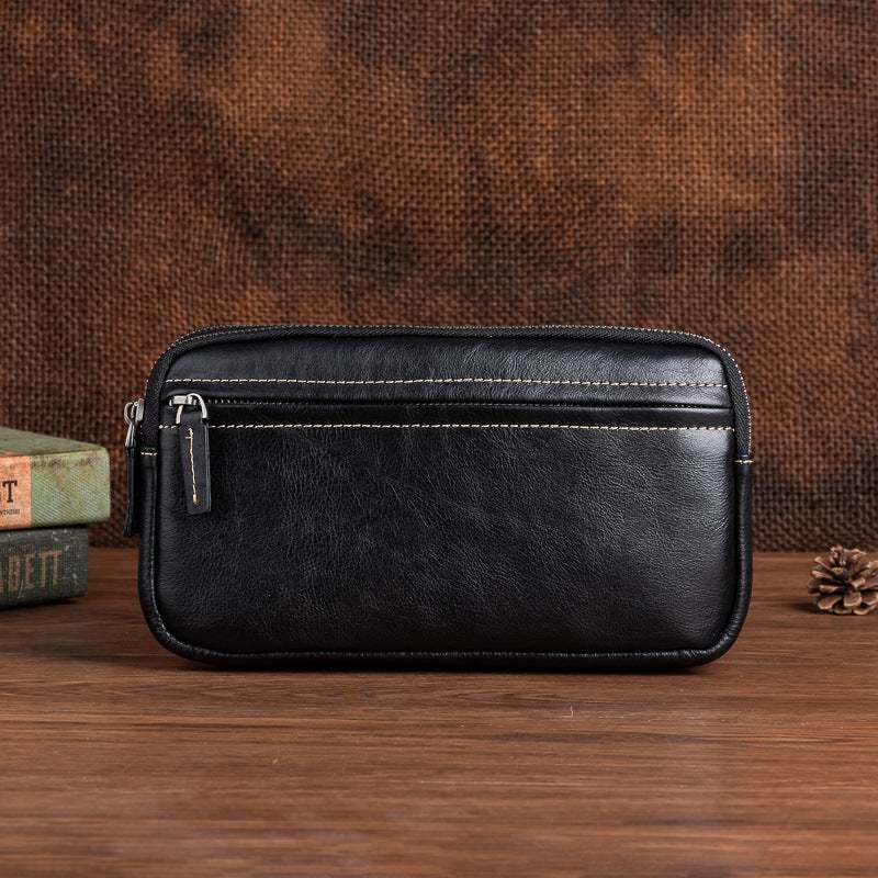 Leather Wrist Bag - Men's Leather Purse Heyang Industrial Co., Ltd