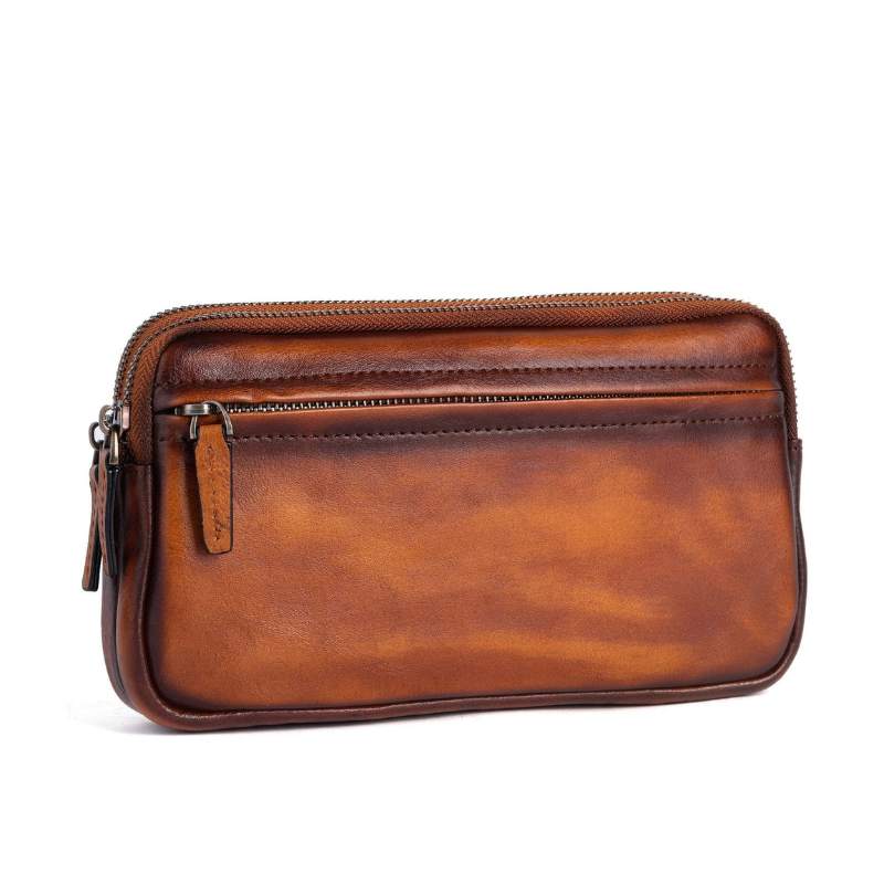 Leather Wrist Bag - Men's Leather Purse, Heyang Industrial Co., Ltd