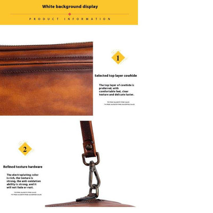 Leather Wrist Bag - Men's Leather Purse Heyang Industrial Co., Ltd