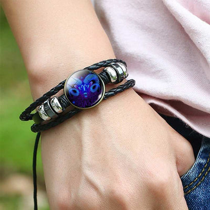 Leather Zodiac Manifestation Bracelet, Yiwu Cujia Trade Co., Ltd
