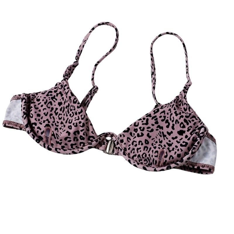 Leopard Three-Piece Skirt Bikini Set - A.A.Y FASHION