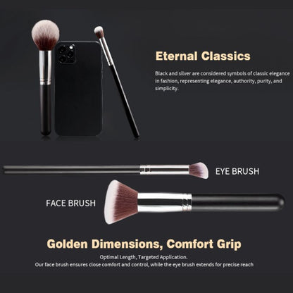 Makeup Brush Set with Travel Pouch, BuckyDrop
