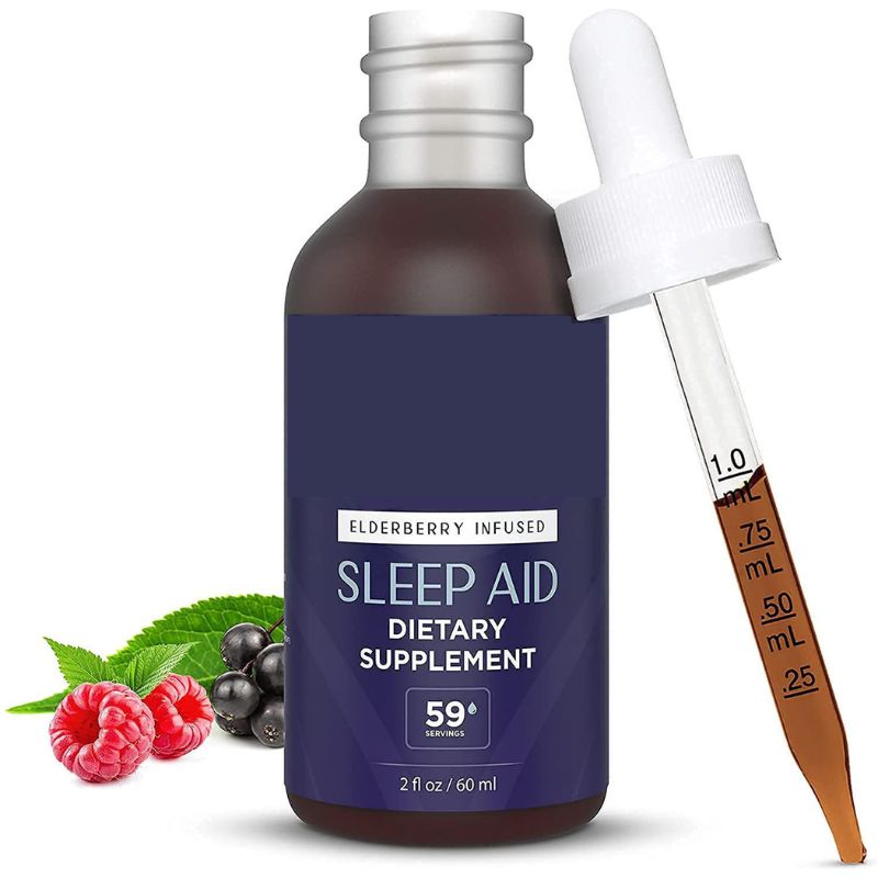 Melatonin Elderberry Sleep Aid Drops