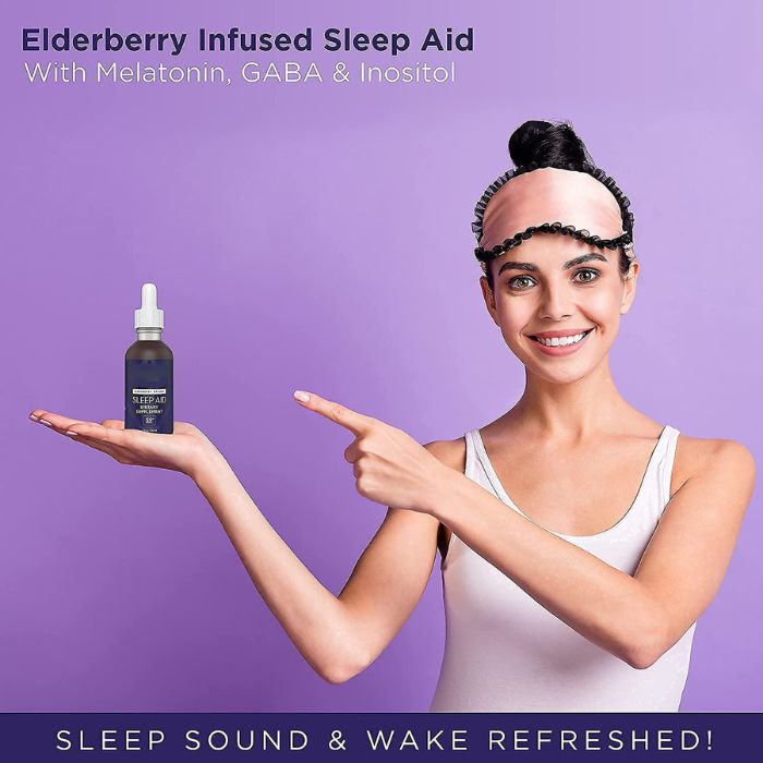 Melatonin Elderberry Sleep Aid Drops