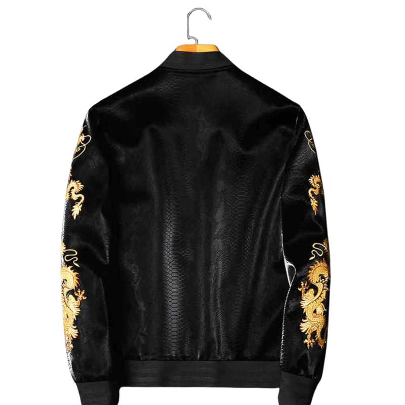 Men's Embroidered Baseball Jacket - A.A.Y FASHION