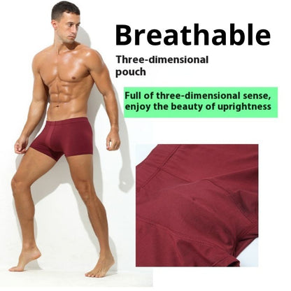 Men’s Breathable Modal Boxer Shorts – Ergonomic Stretch Fit, Yiwu Cujia Trade Co., Ltd