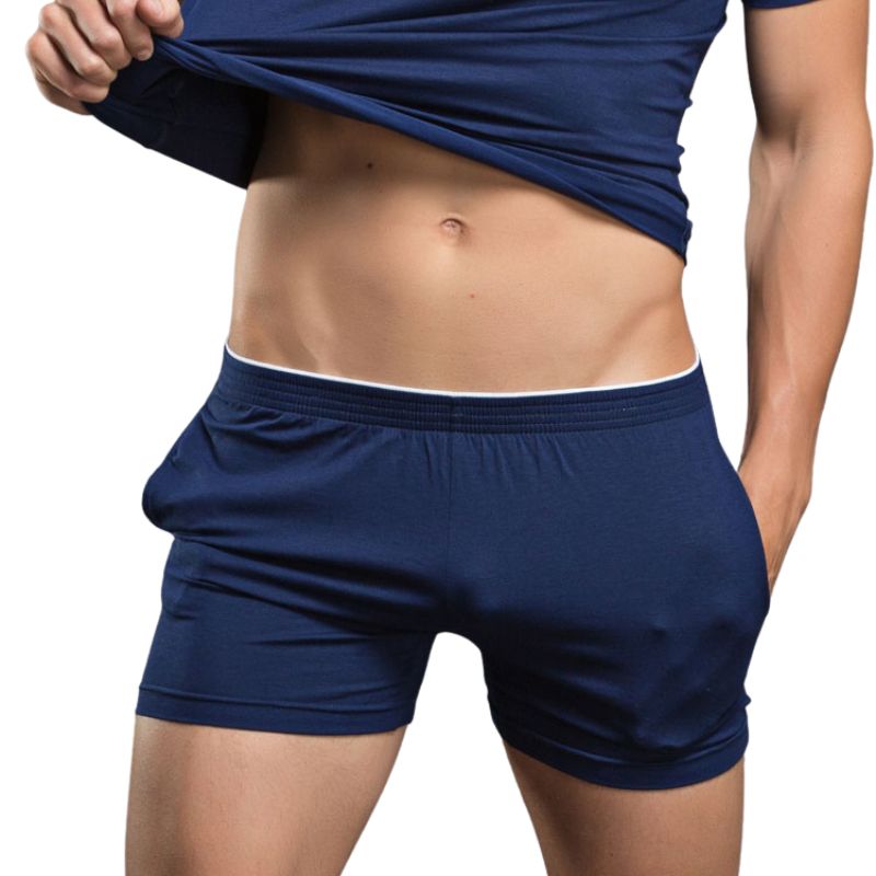 Men’s Cotton Boxer Shorts with Pockets – Multi-Use Underwear, Lounge - Sport Shorts, Yiwu Cujia Trade Co., Ltd