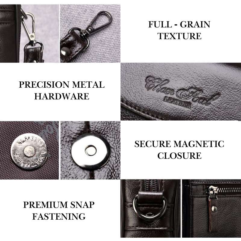 Men’s Genuine Leather Clutch Wallet – Wristlet Organizer Bag, BuckyDrop