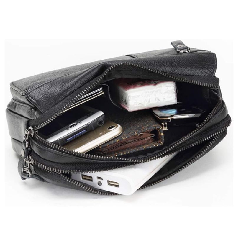 Men’s Genuine Leather Clutch Wallet – Wristlet Organizer Bag, BuckyDrop