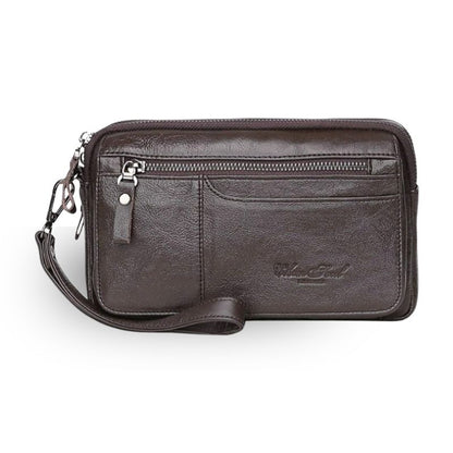 Men’s Genuine Leather Clutch Wallet – Wristlet Organizer Bag, BuckyDrop