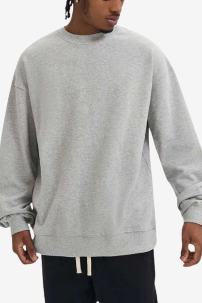 Men's Heavyweight Casual Long Sleeves Crewneck Sweatshirts, PODpartner