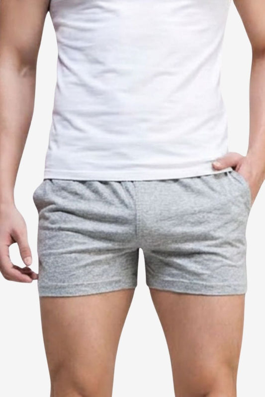 Men’s Pocket Shorts Cotton Lounge Sleep Bottoms, BuckyDRop