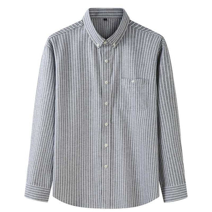 Big and Tall Oxford Cotton Dress Shirt - Men Button Down Shirts To 10XL Yiwu Cujia Trade Co., Ltd