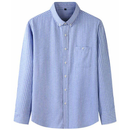 Men’s Striped Button-Down Shirt  Plus Sizes to 10XL, Yiwu Cujia Trade Co., Ltd