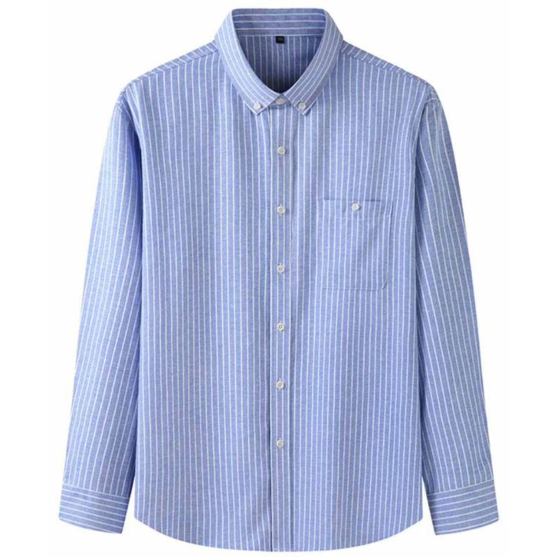 Big and Tall Oxford Cotton Dress Shirt - Men Button Down Shirts To 10XL Yiwu Cujia Trade Co., Ltd