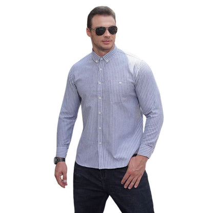 Men’s Striped Button-Down Shirt  Plus Sizes to 10XL, Yiwu Cujia Trade Co., Ltd