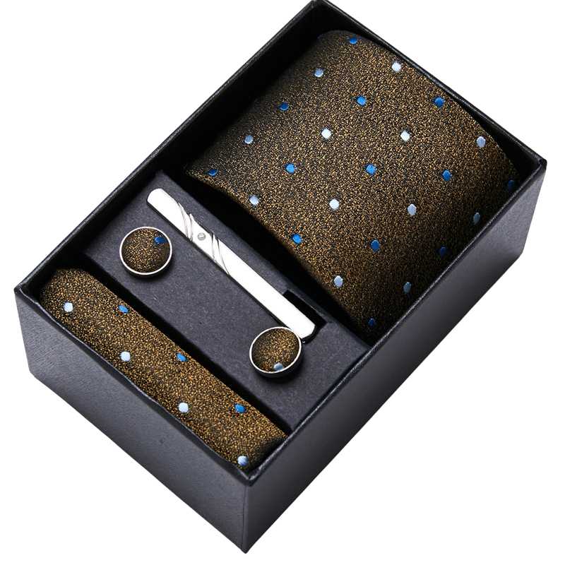 Men’s Tie Gift Box — Slate Grey Strip