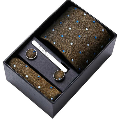 Men’s Tie Gift Box — Slate Grey Strip