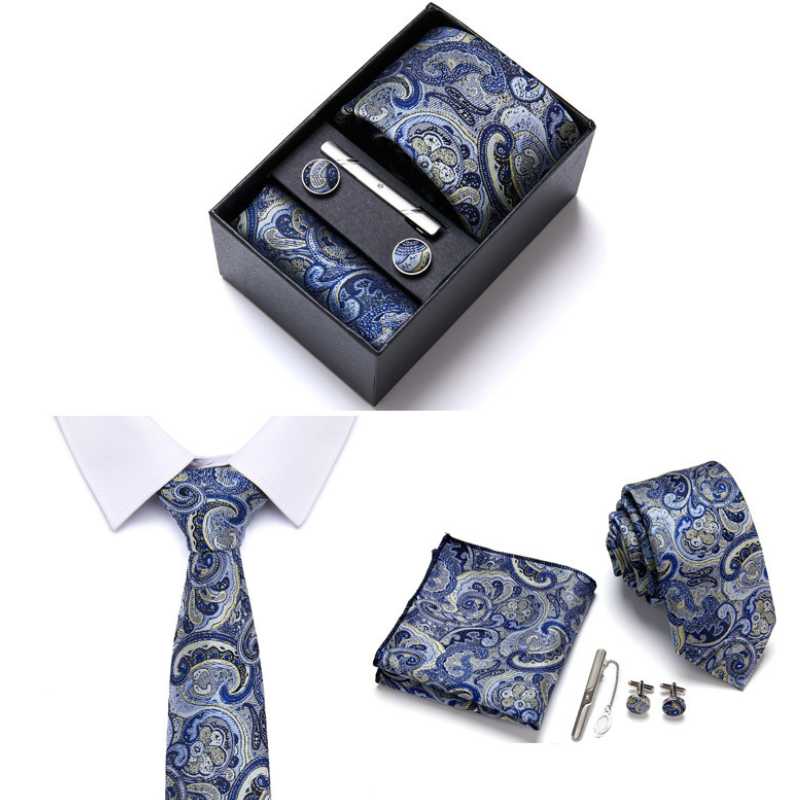 Men’s Tie Gift Box — 6‑Piece Set, BuckyDrop