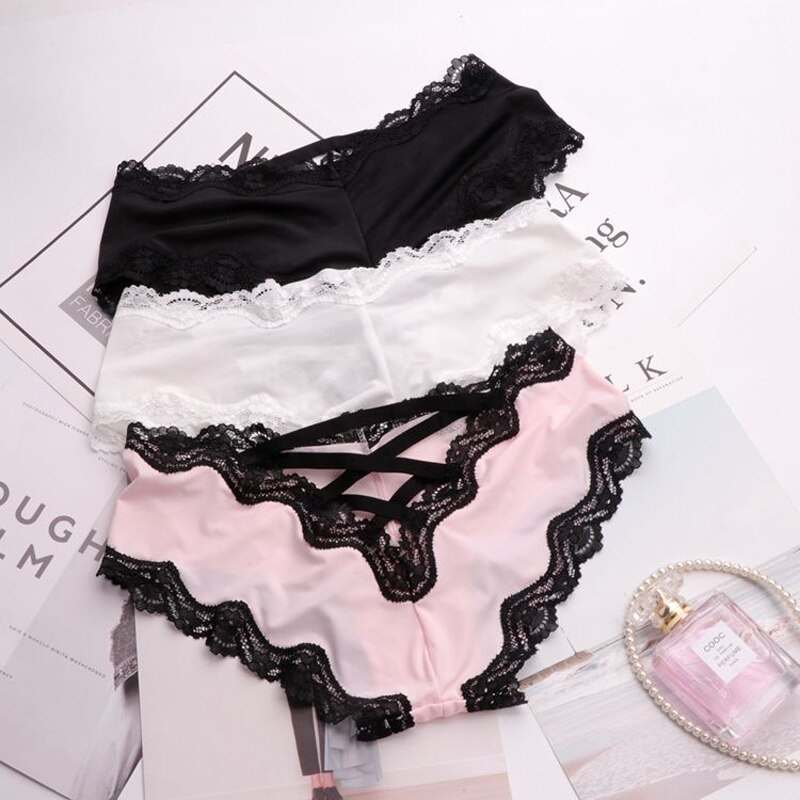 Mid-Rise Panties Lace Cut-Out Tanga Slip, Heyang Industrial Co., Ltd