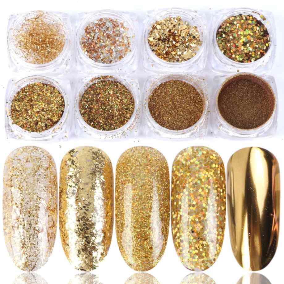 Nail Art Mix Glitter Box  Powder Flakes Set, Heyang Industrial Co., Ltd