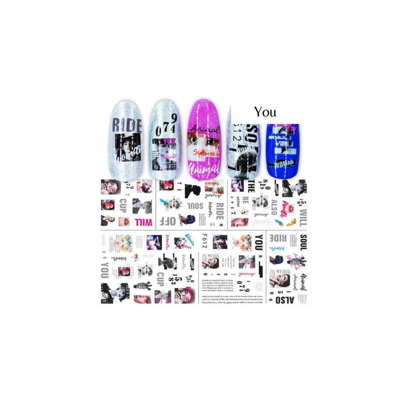 Nail Fashion Art Cartoon Stickers - A.A.Y FASHION