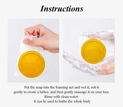 Natural Brightening Soap Bar with Vitamin C & Nicotinamide, Yiwu Cujia Trade Co., Ltd