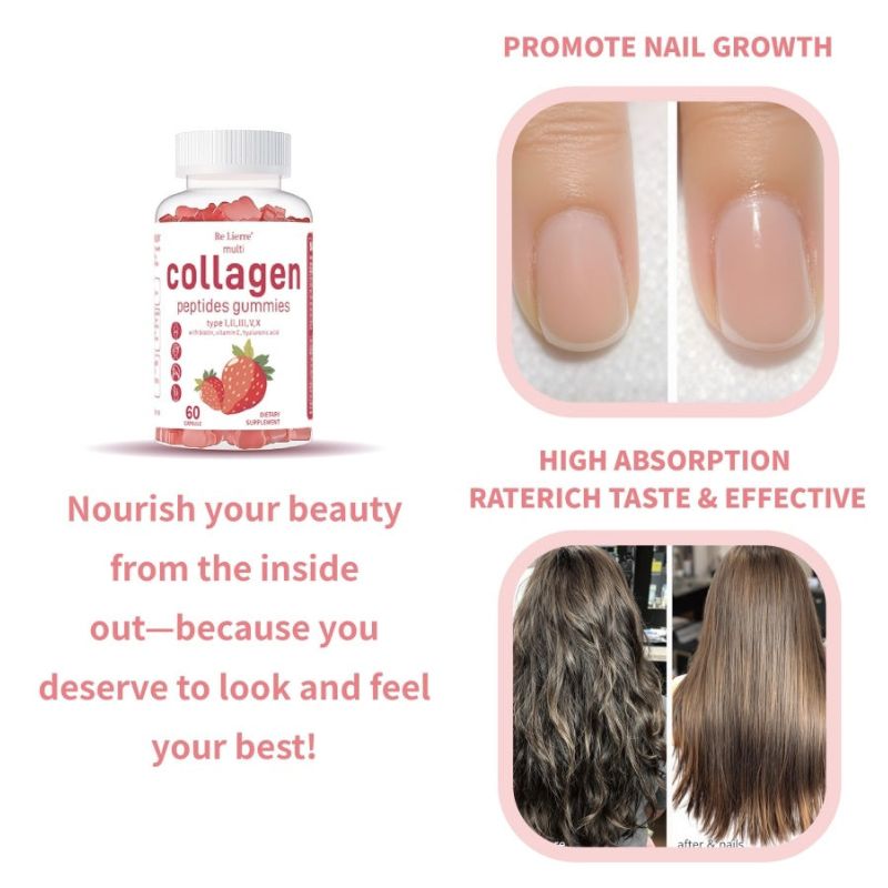 Natural Collagen Strawberry Gummies – Multi-Collagen Beauty & Joint Support, Heyang Industrial Co., Ltd