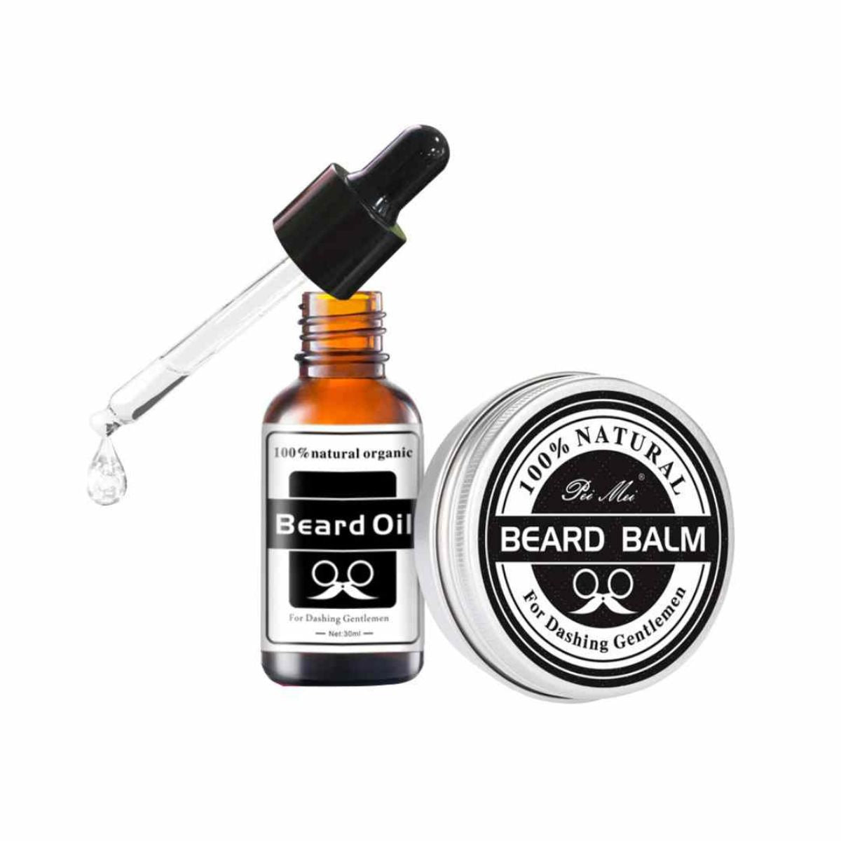 Natural Organic Beard Balm and Beard Oil