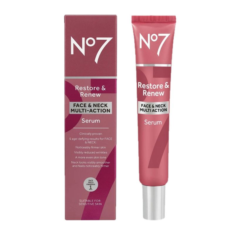 No7 Restore & Renew Multi Action Serum – Face & Neck Anti‑Aging, BuckyDrop