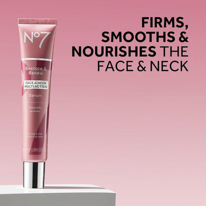 No7 Restore & Renew Multi Action Serum – Face & Neck Anti‑Aging, BuckyDrop
