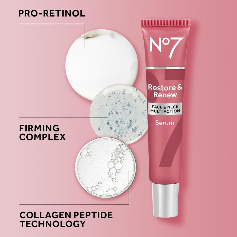 No7 Restore & Renew Multi Action Serum – Face & Neck Anti‑Aging, BuckyDrop