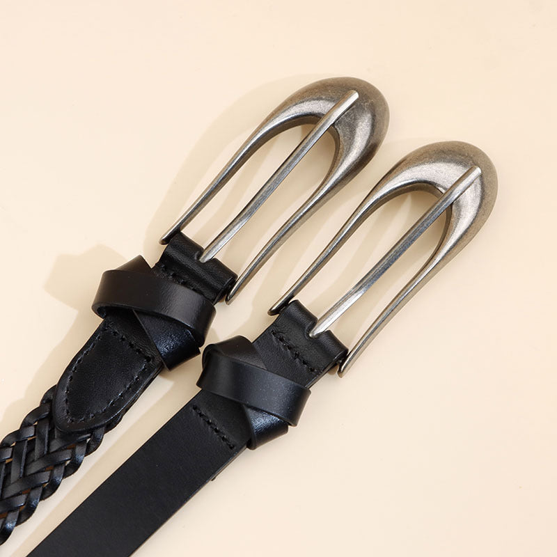 A.A.Y CORE Premium Leather Woven Belt