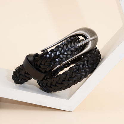 A.A.Y CORE Premium Leather Woven Belt