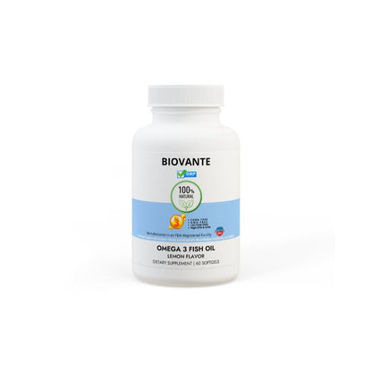 Omega 3 Fish Oil Supplement 60 Softgels