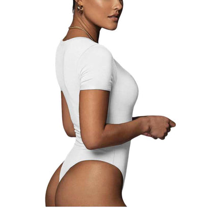 One-piece Stretch Cotton V-Neck Bodysuit Heyang Industrial Co., Ltd