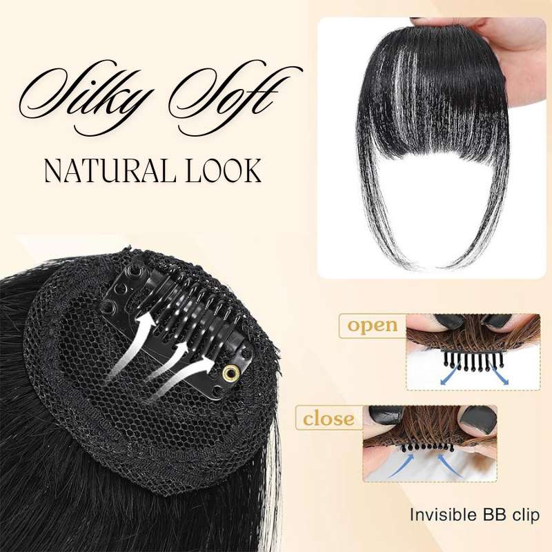 One-piece clip-in Bangs Hair Extensions, BuckyDrop