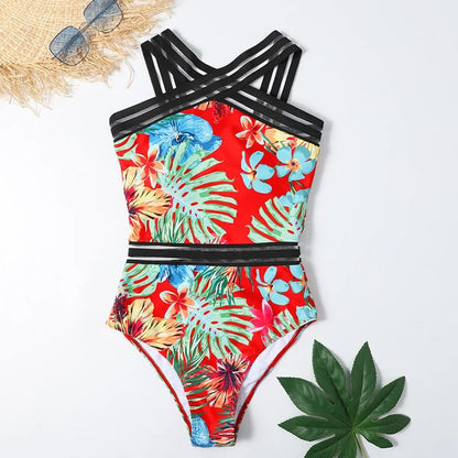One Piece Swimsuit Floral Print - Tummy Control, Yiwu Cujia Trade Co., Ltd