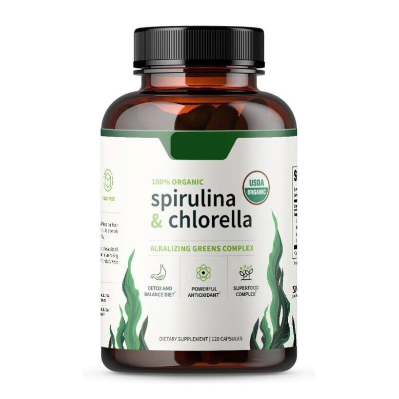 Organic Chlorella Spirulina Capsules, Yiwu Cujia Trade Co., Ltd