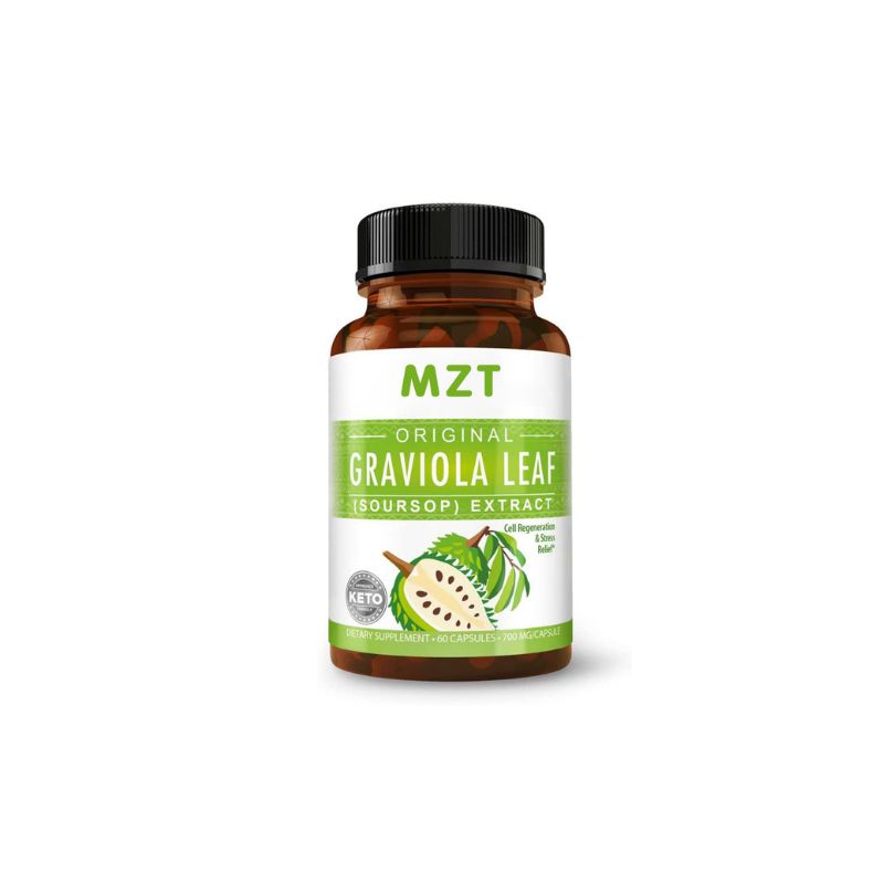 Organic Graviola Soursop 600mg 60 Capsules