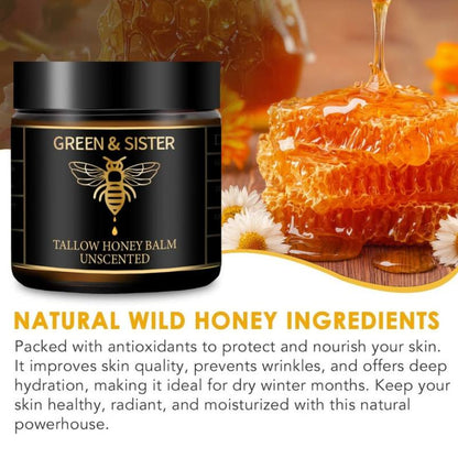 Organic Tallow & Raw Honey Balm — 100% Grass‑Fed, BuckyDrop