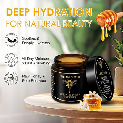Organic Tallow & Raw Honey Balm — 100% Grass‑Fed, BuckyDrop