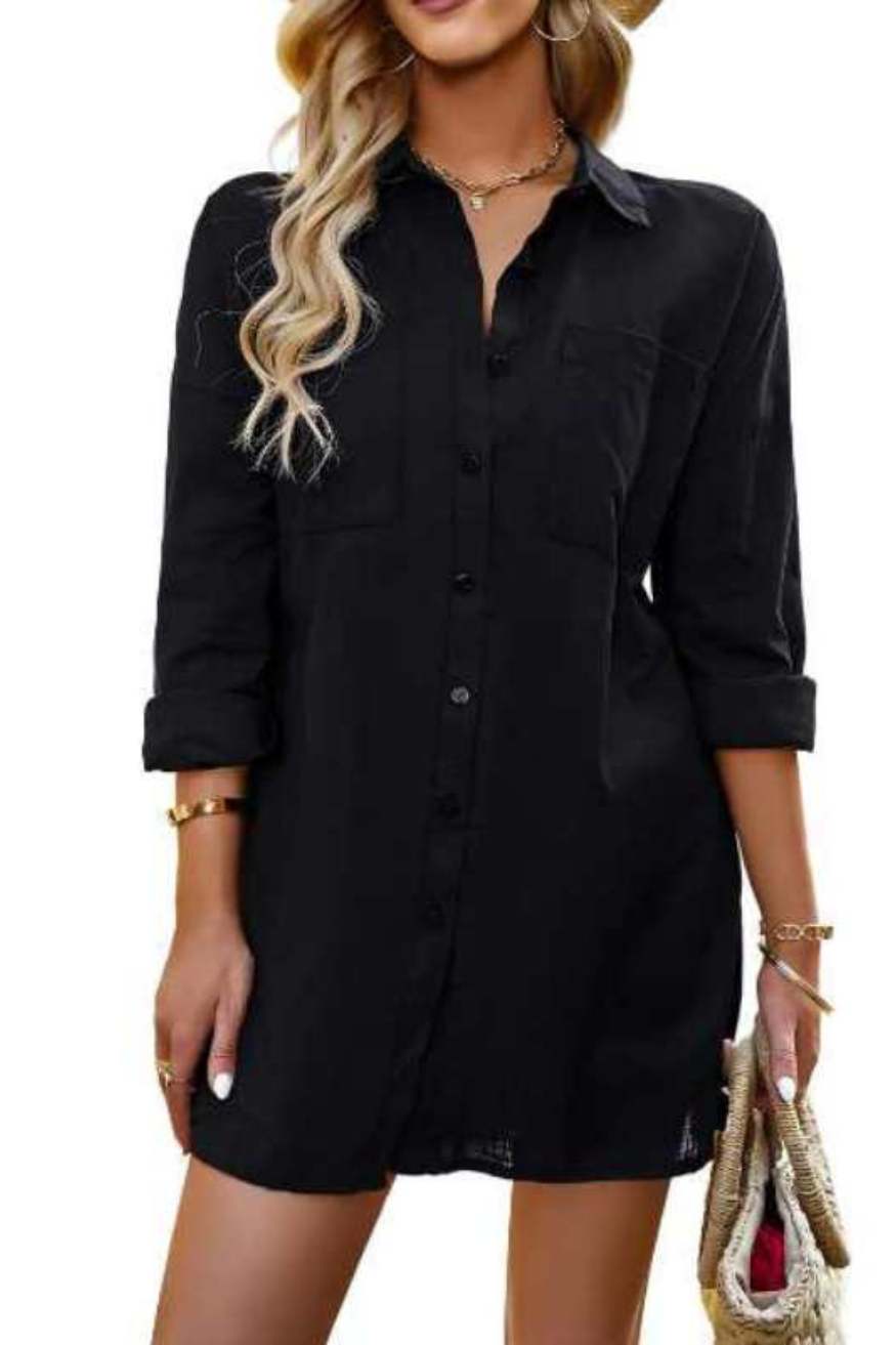 Oversized Shirt Button-Up Blouse Women, Heyang Industrial Co., Ltd