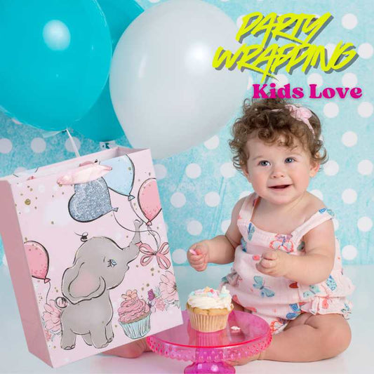 Party Wrapping Bags - Paper Gift Bags for Kids Heyang Industrial Co., Ltd